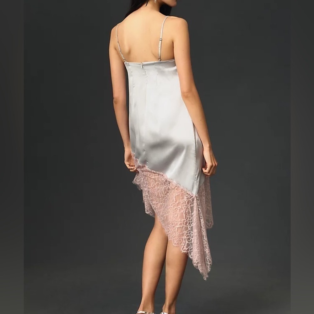 Anthropologie Lace Trimmed Dress - Picture 4 of 6